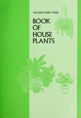 Cover for The New York Times Book of House Plants