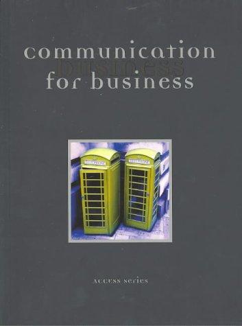 Cover for Communication for Business
