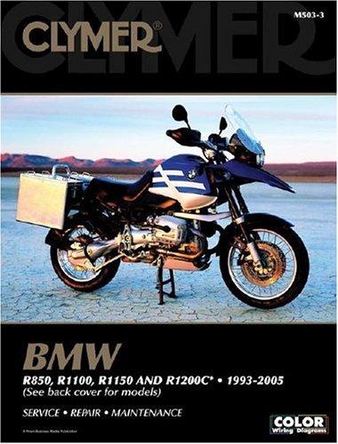 Cover for Clymer Bmw R850, R1100, R1150 and R1200c 1993-2005