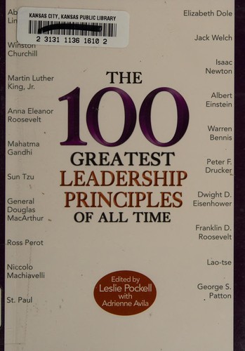 Cover for The 100 greatest leadership principles of all time