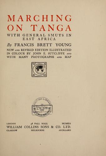 Cover for Marching on Tanga