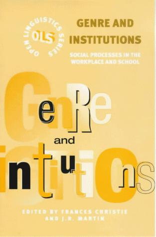 Cover for Genre and institutions