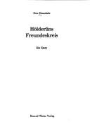 Cover for Hölderlins Freundeskreis