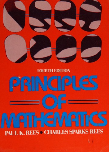 Cover for Principles of mathematics
