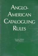 Cover for Anglo-American cataloguing rules