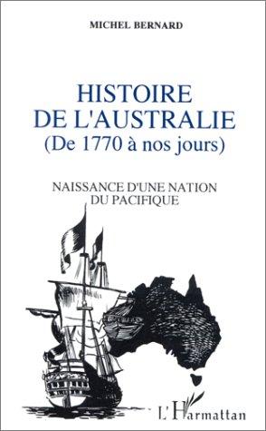 Cover for Histoire de l'Australie, de 1770 à nos jours