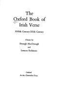 Cover for The Oxford book of Irish verse