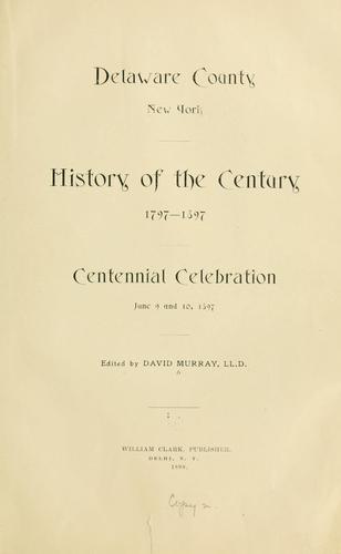 Cover for Delaware County, New York