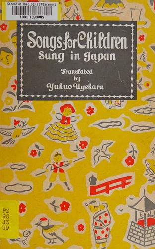 Cover for Songs for children sung in Japan