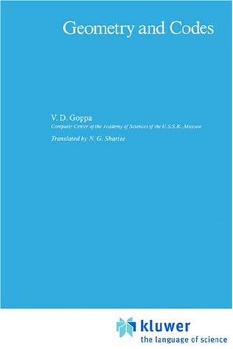 Cover for Geometry and Codes
