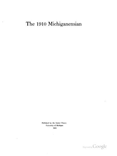 Cover for Michiganensian