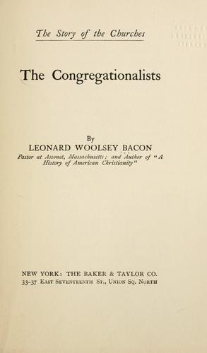 Cover for The Congregationalists