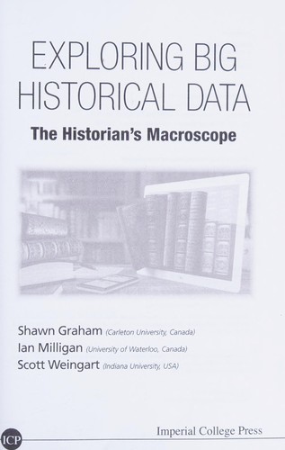 Cover for Exploring big historical data