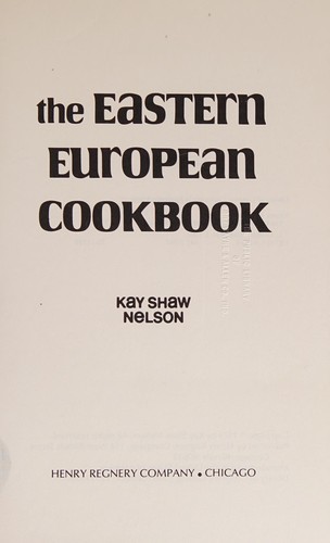 Cover for The Eastern European cookbook.