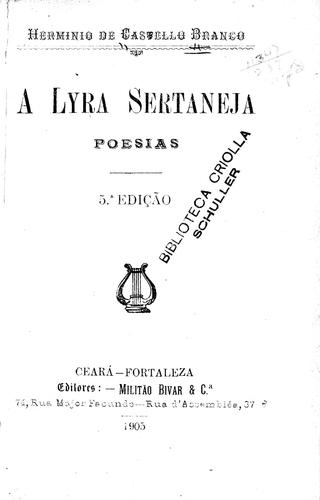 Cover for A lyra sertaneja