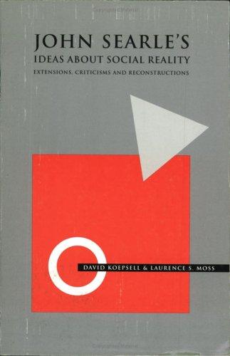 Cover for John Searle's Ideas about Social Reality