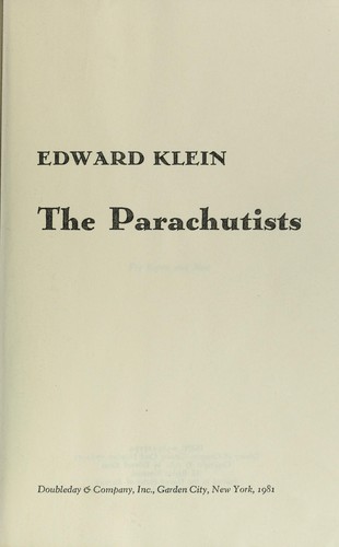 Cover for The parachutists