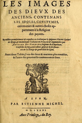 Cover for Les images des dievx des anciens