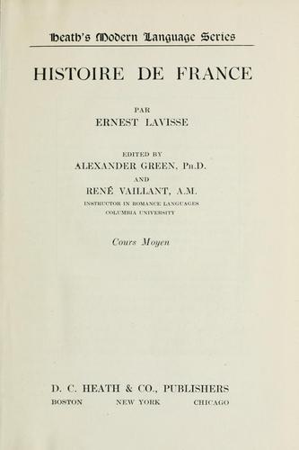 Cover for Histoire de France