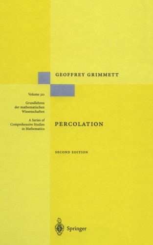 Cover for Percolation (Grundlehren der mathematischen Wissenschaften)