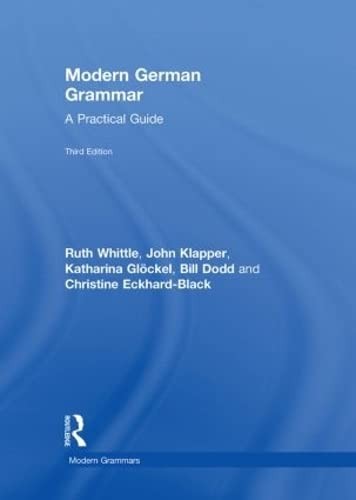 Cover for Modern German grammar