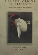 Cover for Constructions of deviance