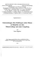 Cover for Untersuchungen über Relieftyen arider Räume an Beispielen aus dem Tibesti- Gebirge und seiner Umgebung.