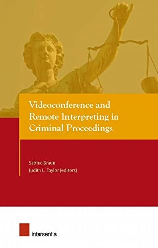 Cover for Videoconference and remote interpreting in criminal proceedings