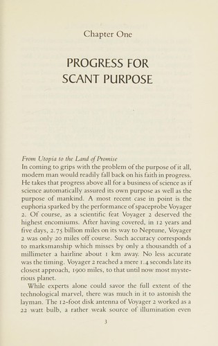 Cover for The purpose of it all