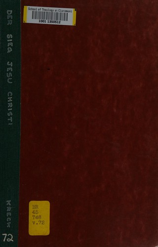 Cover for Der Sieg Jesu Christi
