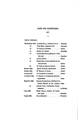 Cover for Annales de la Société archéologique de Namur