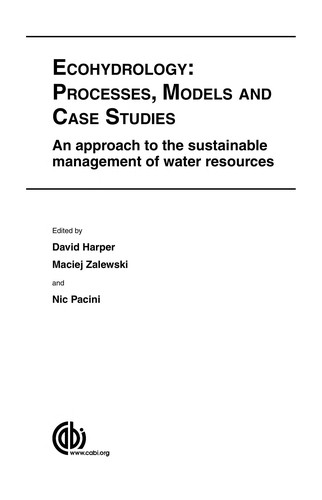 Cover for Ecohydrology