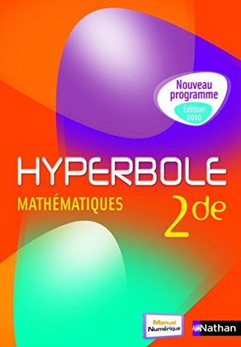 Cover for Hyperbole Maths 2de  2010