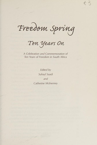 Cover for Freedom spring