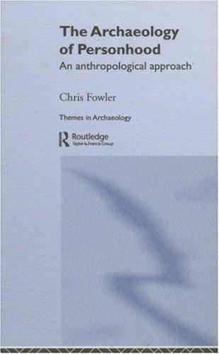 Cover for The archaeology of personhood