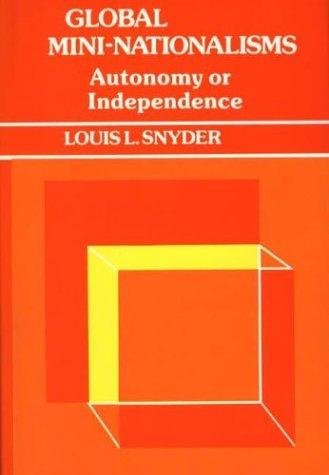 Cover for Global mini-nationalisms