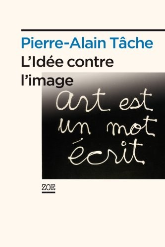 Cover for L'idée contre l'image