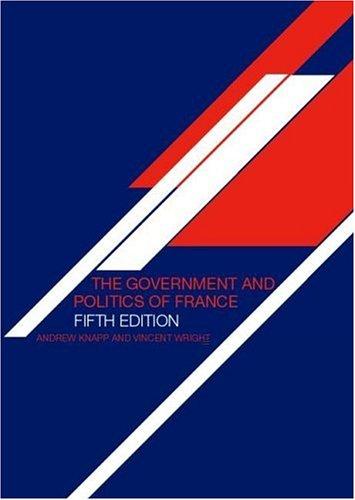 Cover for Government and Politics in France