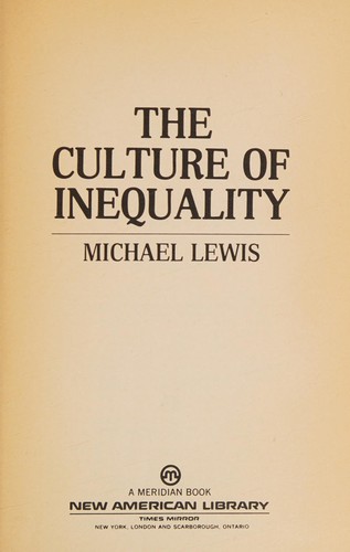 Cover for Culture of Inequality