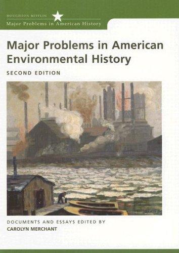 Cover for Major problems in American environmental history