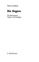 Cover for Die Ungarn
