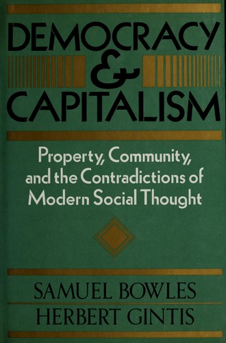 Cover for Democracy & Capitalism