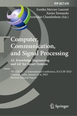 Cover for Computer, Communication, and Signal Processing. AI, Knowledge Engineering and IoT for Smart Systems