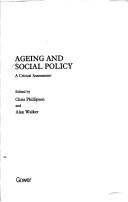 Cover for Ageing and social policy