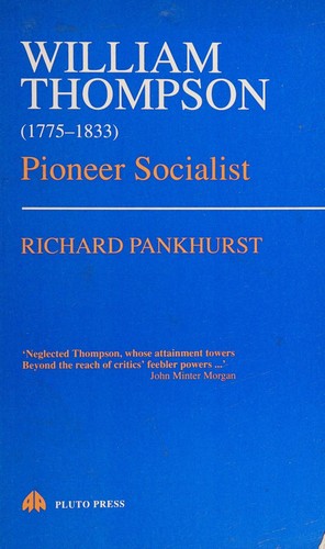 Cover for William Thompson Pioneer Socialist