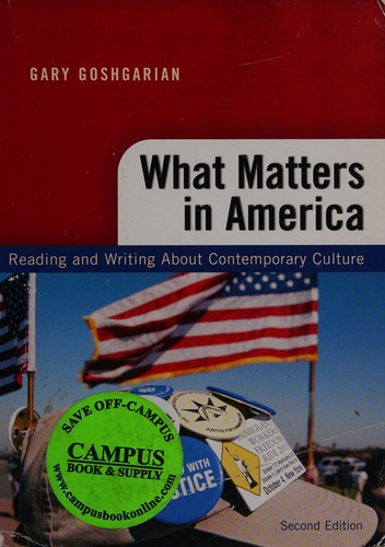 Cover for What matters in America