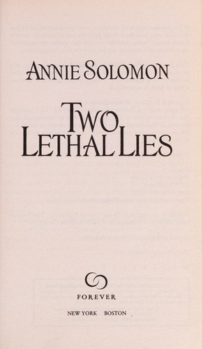 Cover for Two lethal lies