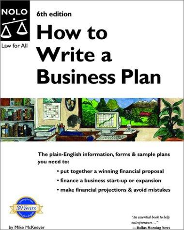 Cover for How to Write a Business Plan
