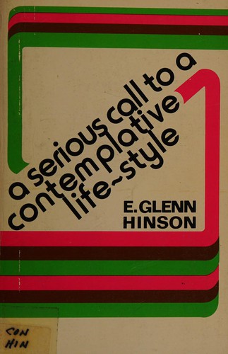 Cover for A serious call to a contemplative life-style