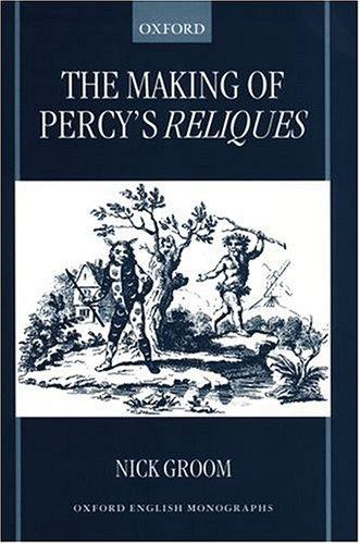 Cover for The making of Percy's Reliques